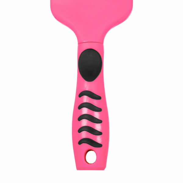 SPAZZOLA CODA E CRINIERA C/MANICO ERGONOMICO LIME, FUXIA , TURQUOISE