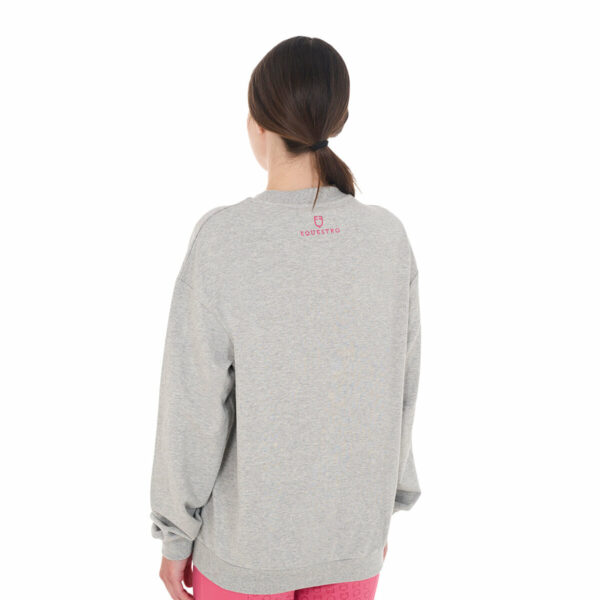 WOMEN'S SPONGE STITCH LETTER SWEATSHIRT
