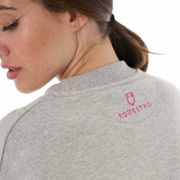 WOMEN'S SPONGE STITCH LETTER SWEATSHIRT