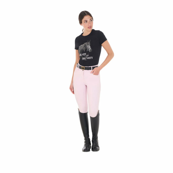 WOMEN'S READY TO THE PARTY COTTON T-SHIRT