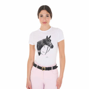 WOMEN'S READY TO THE PARTY COTTON T-SHIRT