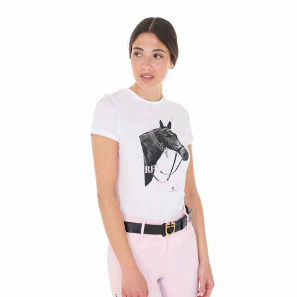 WOMEN'S READY TO THE PARTY COTTON T-SHIRT
