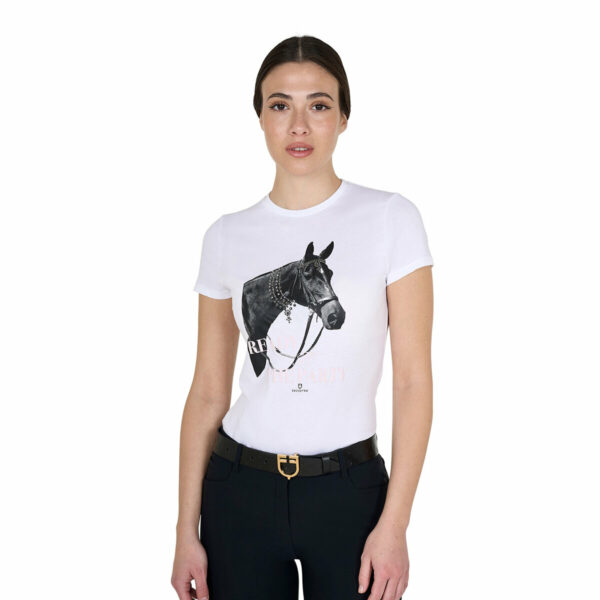 WOMEN'S READY TO THE PARTY COTTON T-SHIRT