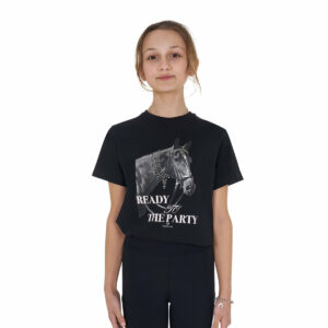 GIRL'S READY TO THE PARTY COTTON T-SHIRT