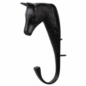 SOLID BRASS HORSE HEAD HOOK