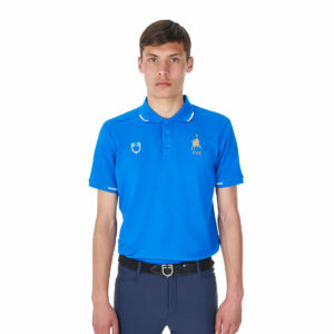 MEN'S COTTON PIQUET POLO SHIRT SS BUTTONS EQUESTROxFISE